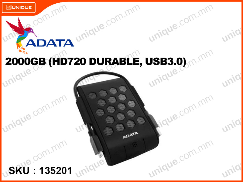 ADATA 2000 GB (HD720 DURABLE, USB 3.0)