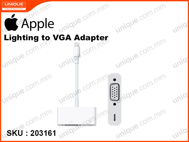 Apple Lighting to VGA Adapter
