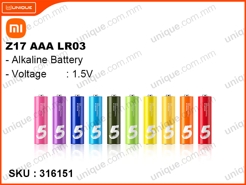 Mi Alkaline Battery Z17 AAA LR03 1.5V