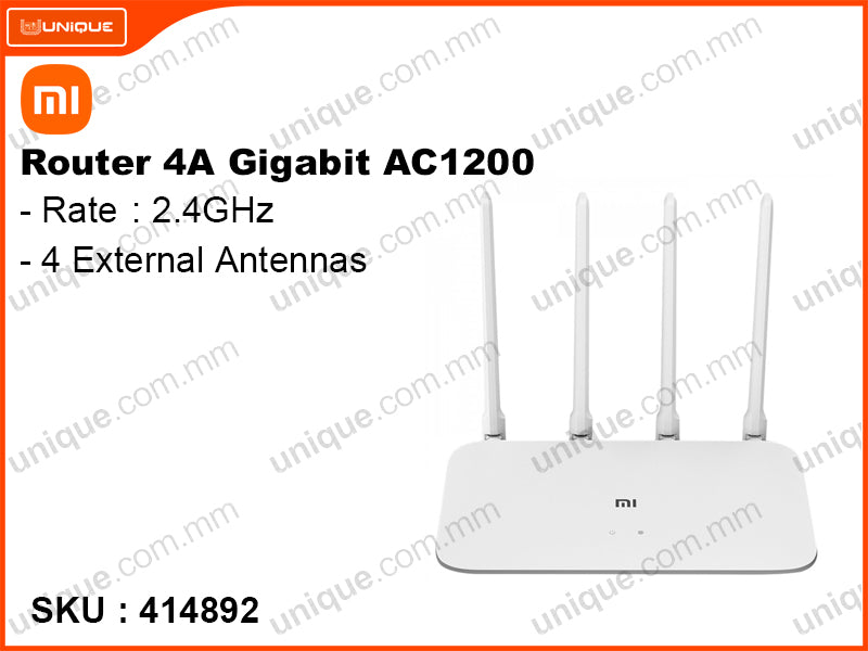 Mi 4A Gigabit AC1200 Router – unique.com.mm