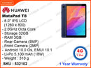 HUAWEI MatePad T8 3GB, 32GB Deepsea Blue