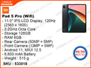 Mi Pad 5 Pro 6GB, 128GB WiFi (Without Warranty)