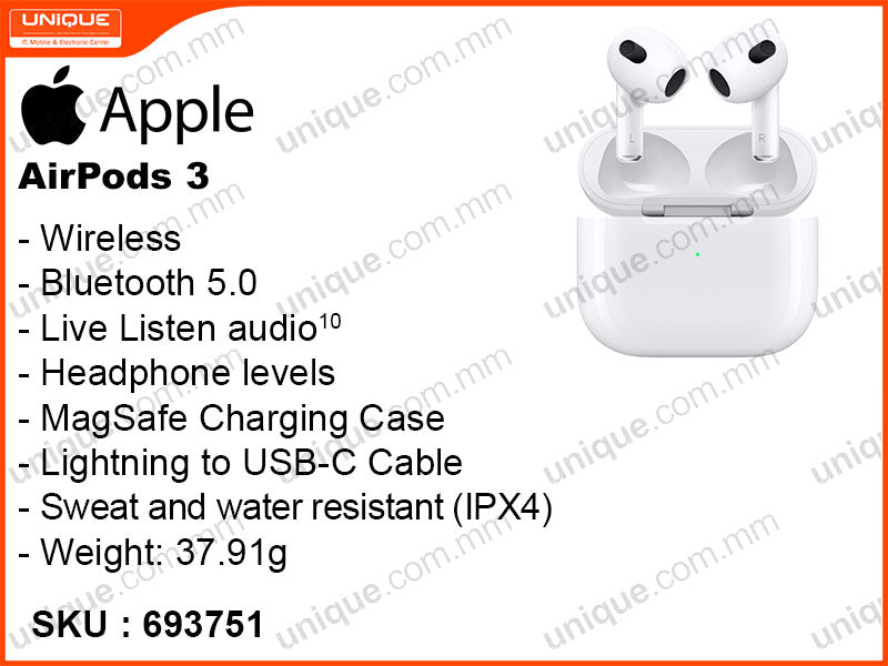 Apple Air Pods 3 With MagSafe Charging Case