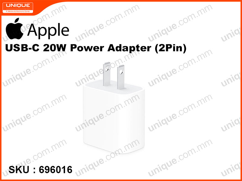 Apple USB-C 20W Power Adapter (2Pin)