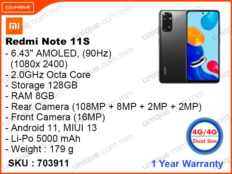 Redmi Note 11S 8GB, 128GB
