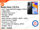 Redmi Note 11E Pro 5G 6GB, 128GB (Without Warranty)