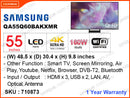 SAMSUNG 55" QLED 4K Smart TV QA55Q60BAKXMR