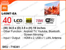 Mi 40'' L40M7-EA LED FHD Android TV