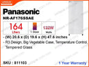 Panasonic NR-AF176SSAE 1 Door, 164L Refrigerator