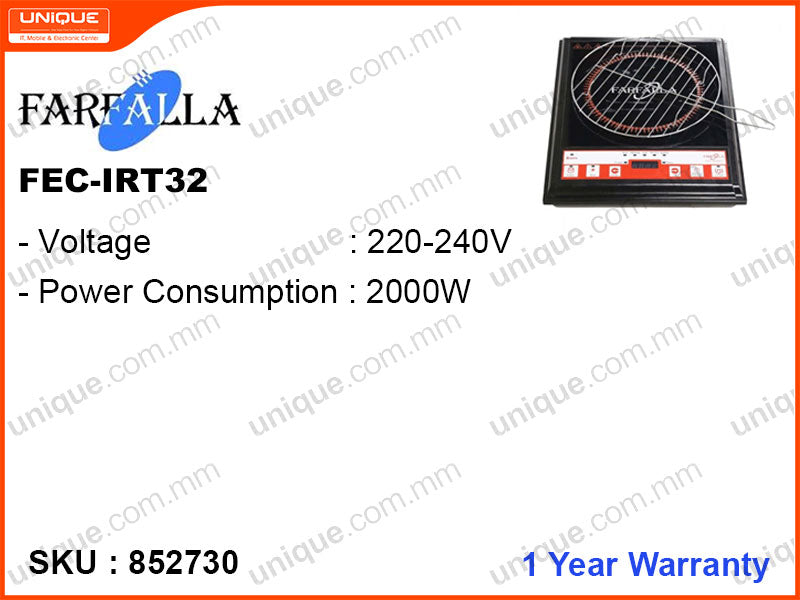 FARFALLA FEC-IRT32 Infrared Cooker 2000W