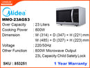 Midea MMO-23AGS3 Microwave
