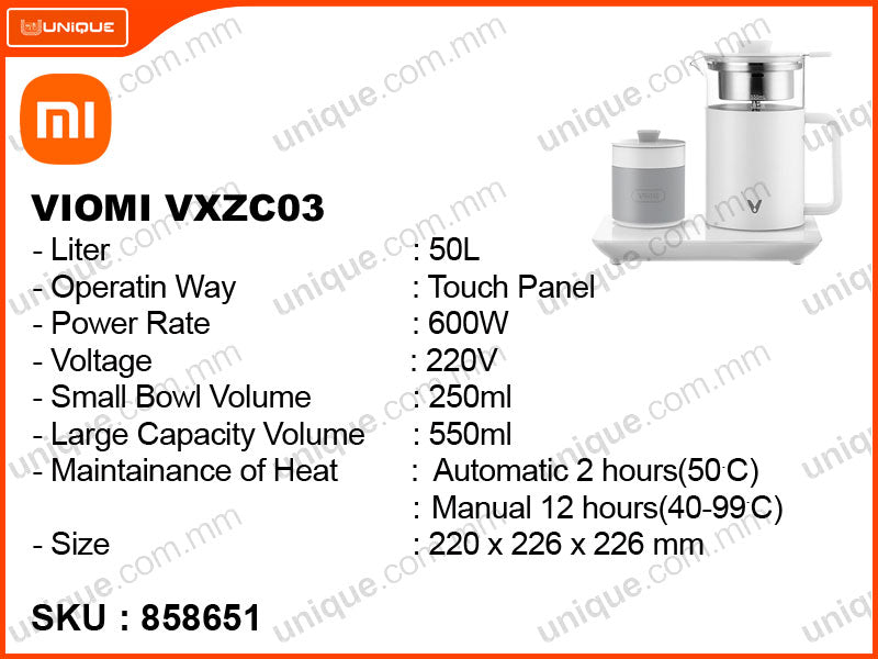 VIOMI VXZC03 Steam Spray Tea Maker