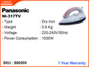 Panasonic Dry Iron NI-317TV