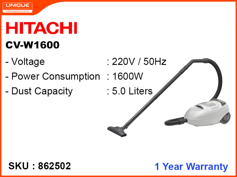 HITACHI CV-W1600 1600W, Vacuum Cleaner
