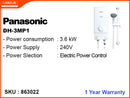 Panasonic DH-3MP1 Built-In Pump, Instand Water Heater