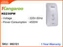 Kangaroo KG236PW Inverter Pump, 4500W, Instant Water Heater