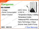 Kangaroo KG588WP Built-In Pump,4000W Instant Water Heater