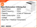 Mijia Dishwasher 4 Dining set