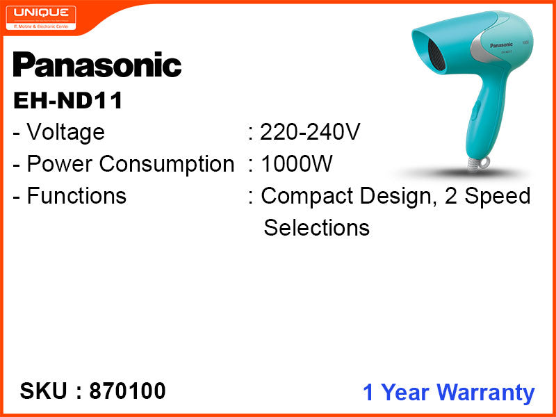 Panasonic EH-ND11 1000W Hair Dryer