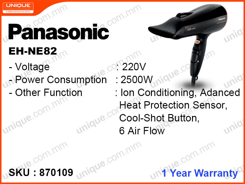 Panasonic EH-NE82, 2500W, Hair Dryer