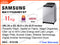 SAMSUNG Washing Machine, Digital Inverter,  WA11T5260BY/ST Fully Auto, 11kg