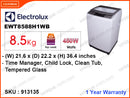 Electrolux EWT8588H1WB Fully Auto, 8.5kg Washing Machine