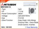 MITSUBISHI GH-13 Split, 1.5HP ,  Inverter Air Conditioner