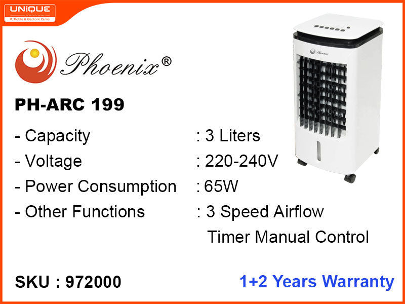 Phoenix Air Cooler (PH-ARC 199) 3L, 65W