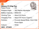 Solove F3 Clip Fan