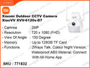 Xiaomi XVV-6120SD7 XiaoVV Outdoor IP CCTV Camera With Floodlight